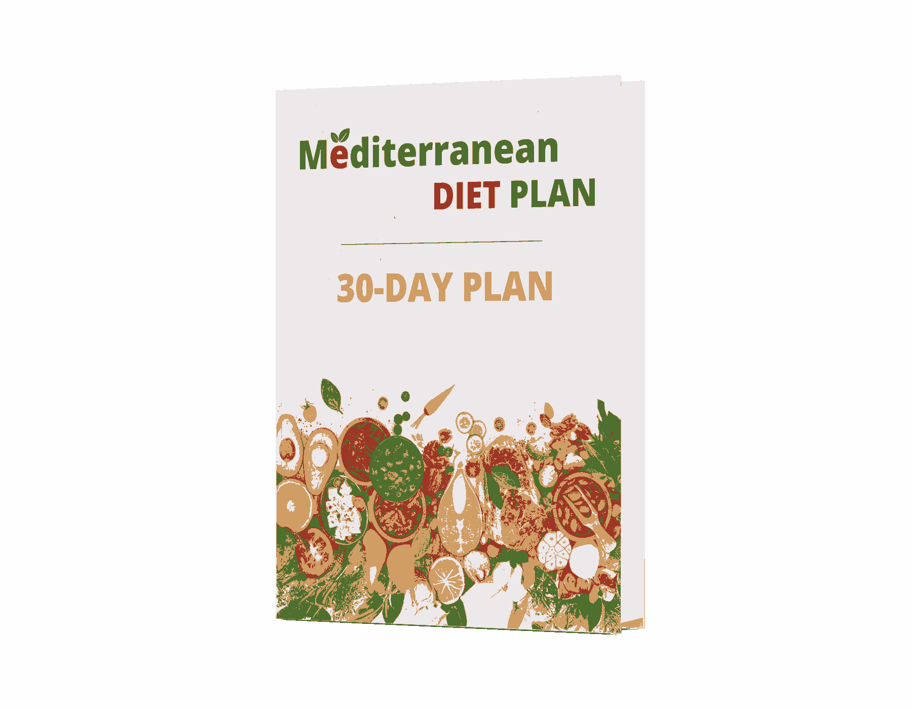Mediterranean Diet eBook Mockup