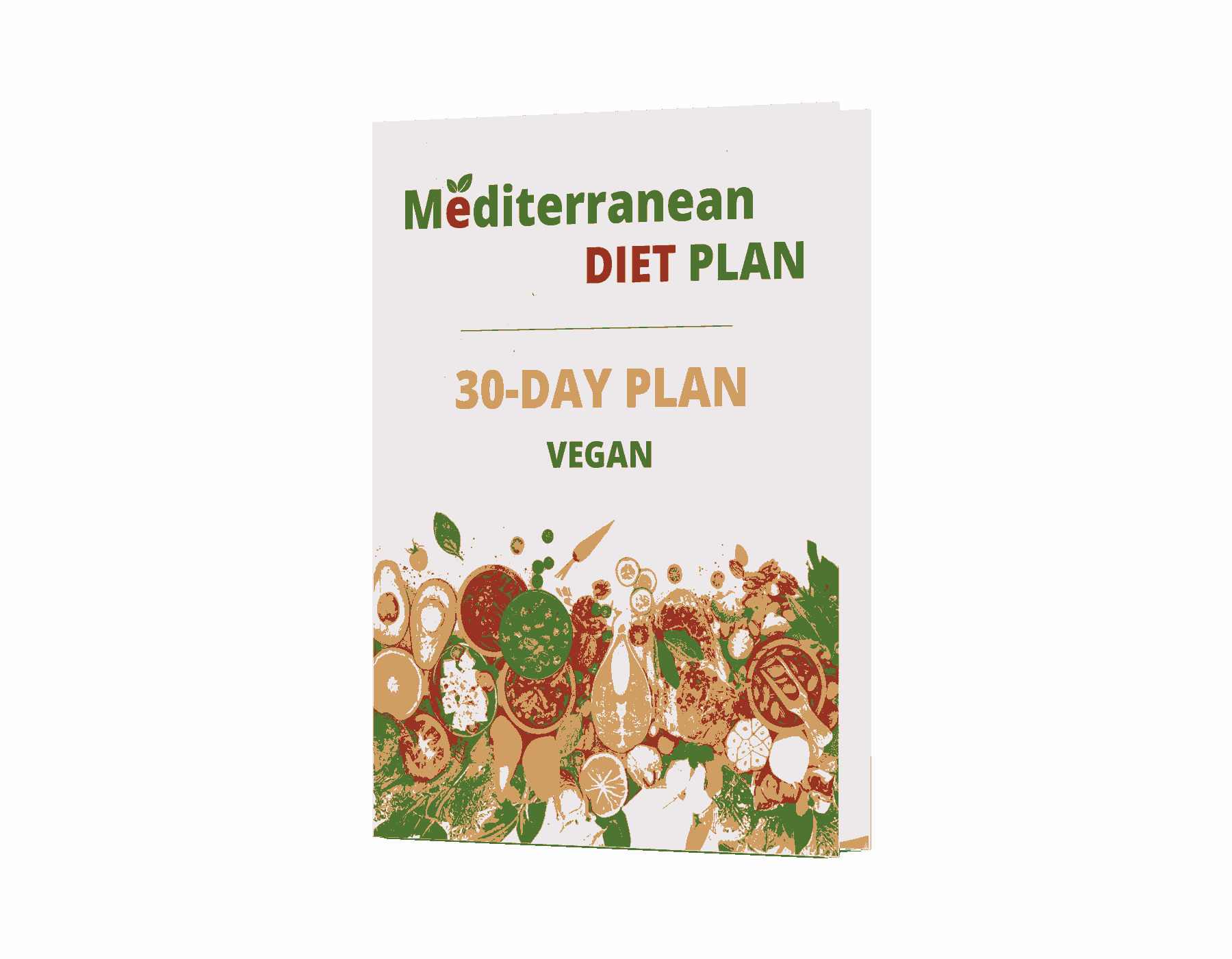 Mediterranean Diet eBook Mockup